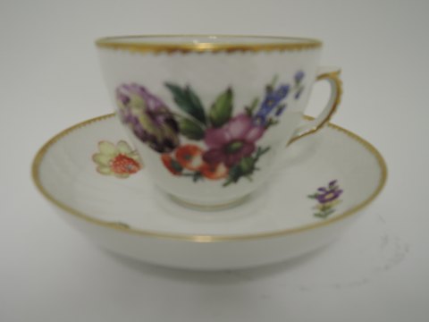 Royal Copenhagen. Saxon flower. Coffee cup.