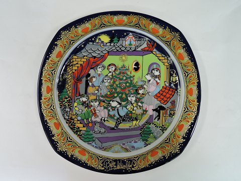 Björn Wiinblad.
Rosenthal.
Christmas plate 1986.