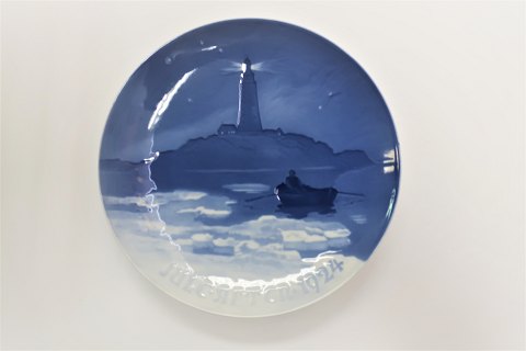 Bing & Grondahl. Christmas plate 1924. Diameter 18 cm. (1 quality)