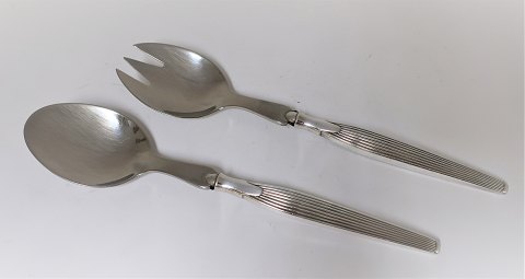 Savoy Silberbesteck. Sterling (925). Salatbesteck. Länge 22,5 cm.