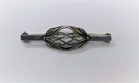 Georg Jensen. Sterling (925) Brooch. Design 288. Produced 1933-1945. Length 53 
mm.