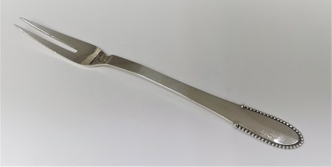 Georg Jensen. Sølvbestik. Sterling (925). Kugle. Stegegaffel. Længde 20,5 cm.