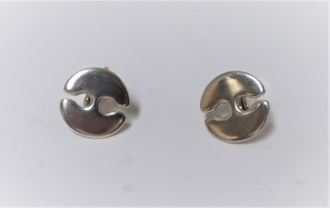 Georg Jensen. Sterling (925). Cufflinks. Design 136.