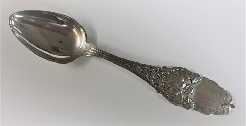 August Thomsen. Silber Weihnachtslöffel 1923. (830). Länge 17,5cm