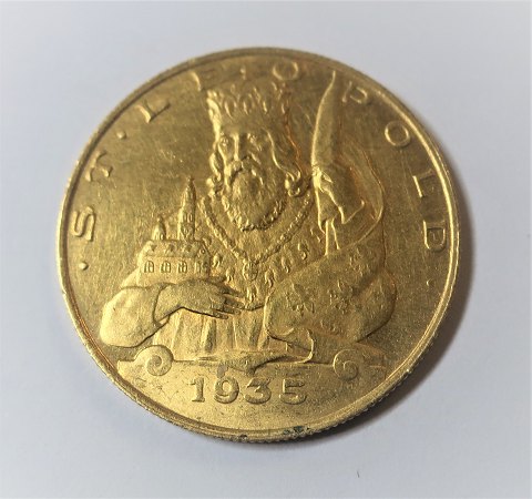 Austria. Gold 25 Schilling 1935. Diameter 20 mm.