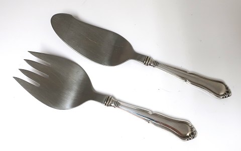 Rita. Silverware (830). Fish serving set with steel. Length 22.5 cm