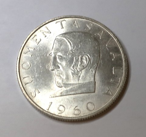 Finland. Sølv 1000 Mark 1960.