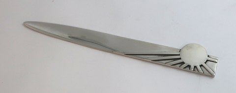 Hans Hansen. Sterling sølv brevkniv (925). Længde 16 cm. Produceret 1938
