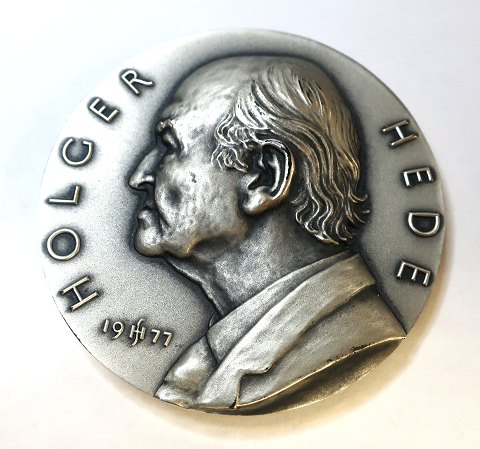 Dansk Numismatisk forening (DNF). Holger Hede sølvmedalje (925).
Diameter 54 mm. No.59/250