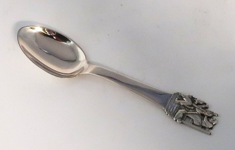 Hans Christian Andersen Abenteur Löffel. Silberbesteck (830). Spinnerrochen. 
Länge 15 cm