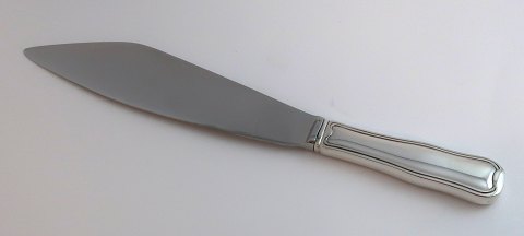 Georg Jensen. Sterlingsilber. Kuchenmesser mit Stahlklinge. Länge 25 cm.