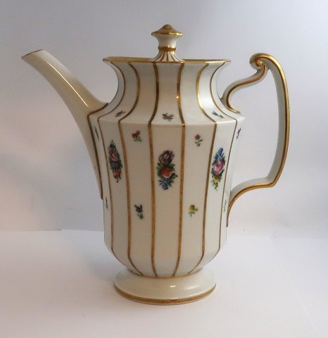 Königliches Kopenhagen. Henriette. Kaffeekanne. Modell 444-8502. Höhe 24 cm. (1 Wahl).