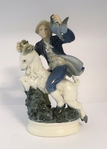 Dahl Jensen. Porzellanfigur. Tölpel-Hans. Modell Nr. 1070. Höhe 21,5 cm. (1. Wahl)