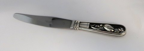 Georg Jensen. Magnolia. Sterlingsilber (925). Tafelmesser. Länge 23 cm.