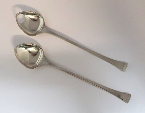Hans Hansen. Kristine. Sterling Salatbesteck. Länge 24,4 cm.