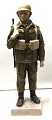 Bing & Grondahl. Porcelain figure. Soldier. Model 2444. Height 29 cm. (1 
quality)