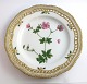 Royal Copenhagen. Flora danica Tallerken. Diameter 25 cm. (3553). ( 1 sortering 
). Geranium palustre L