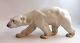 Bing & Grøndahl. Porcelænsfigur. Stående Isbjørn. Model 1785. Længde 30,5 cm. (2 
sortering)