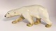 Bing & Gründahl. Porzellanfigur. Stehender Eisbär. Modell 1785. Länge 29 cm. (2 
Wahl)