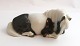 Royal Copenhagen. Porcelænsfigur. Liggende pony. Model 4611. Længde 13 cm. (4 
sortering)