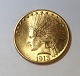 USA. Indian. Guld $10 fra 1913.