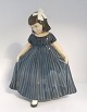 Royal Copenhagen. Porcelænsfigur. Dansende pige. Model 2444. Højde 21 cm. (4 
sortering)