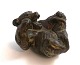 Royal Copenhagen. Stentøjs figur. Liggende bjørn. Knud Kyhn. Model 20271. Længde 
17 cm. (1 sortering)