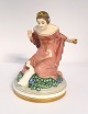 Rosenthal. Porcelænsfigur. Prinsesse med en gås og et guldæg. Højde 15 cm.
