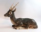 Bing & Gründahl. Porzellanfigur. Antilope. Modell 1693. Länge 25 cm. Höhe 18 cm. 
(1 Wahl)