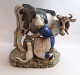 Bing & Gröndahl. Porzellanfigur. Milchmädchen. Modell 2017. Höhe 19 cm. (1 Wahl)