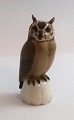 Bing & Grøndahl. Porcelænsfigur. Ugle. Model 1800. Højde 14,5 cm. (1 sortering)