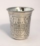 Russland. Silberbecher (84). Höhe 7,5 cm. Durchmesser 7 cm. Hergestellt 1888