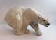 Royal Copenhagen. Porzellanfigur. Stehender Eisbär. Modell 1137. Länge 27 cm. (1 Wahl)