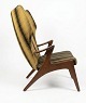 Super flot lænestol i teak designet af Kurt Østervig